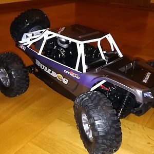 Reely Bulldog Paint Job schwarz/lila/weiß